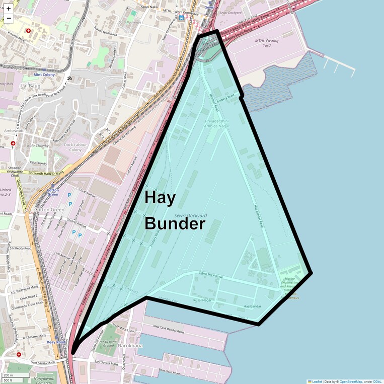 Location Map of Hay Bunder