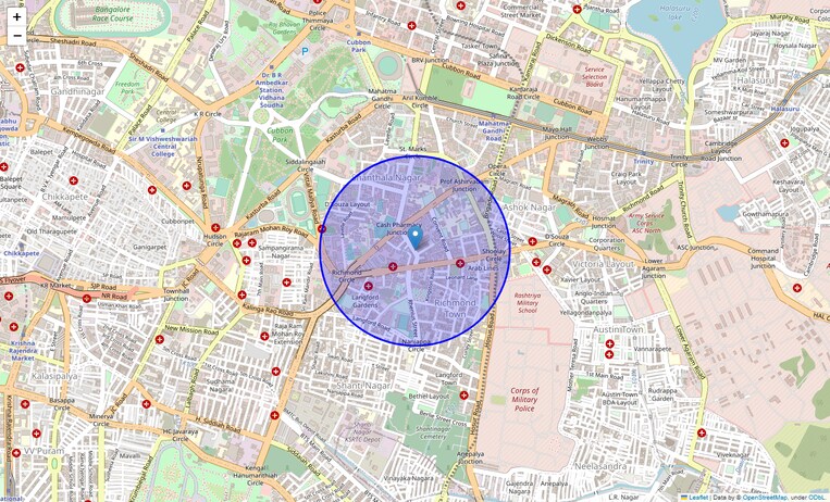 Location Map of Hayes Rd