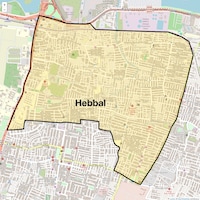 Hebbal Map