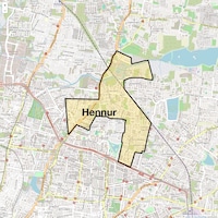 Hennur Map