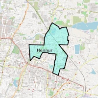 Hennur Map
