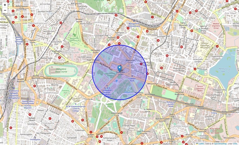 Location Map of High Court