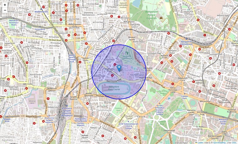 Location Map of High Grounds