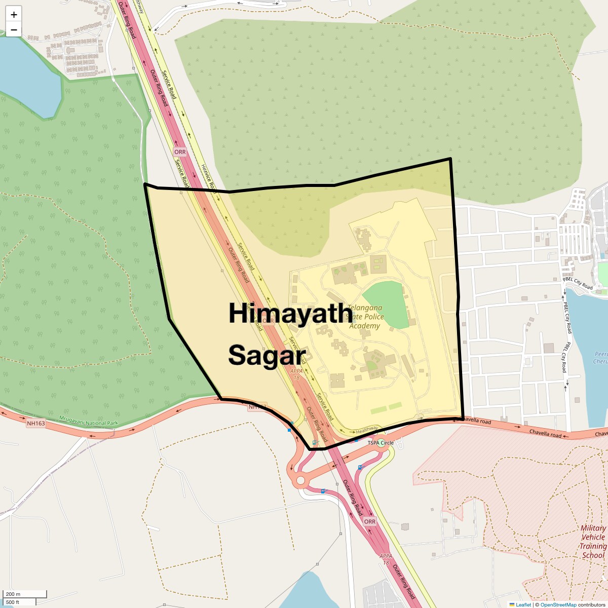 Check Time Travel of Himayath Sagar, Hyderabad