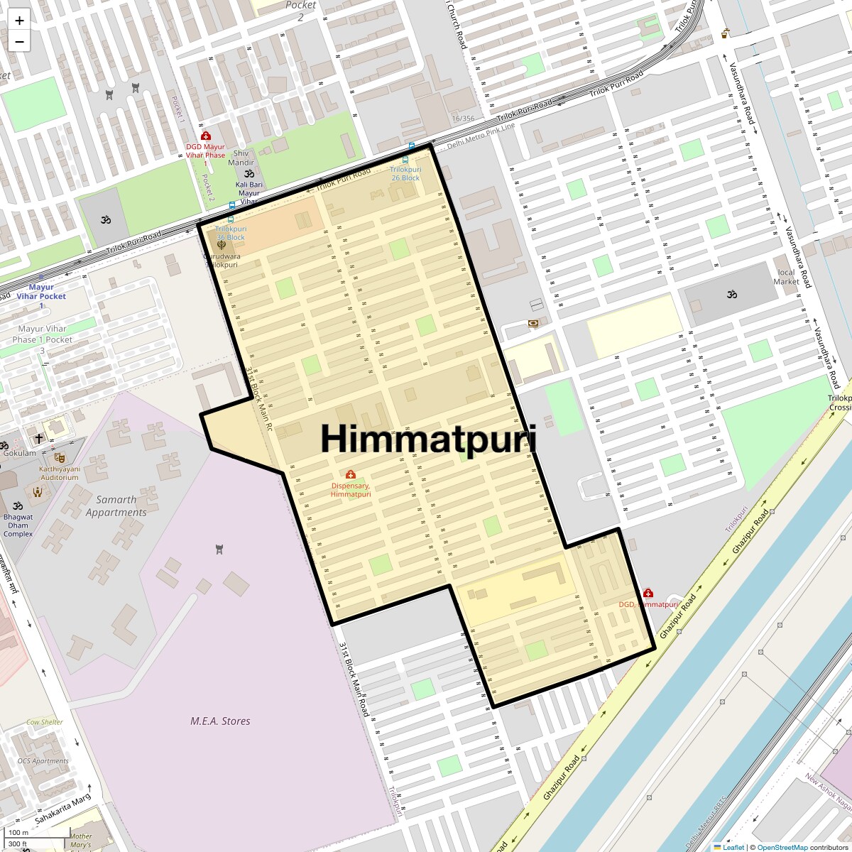 Check Time Travel of Himmatpuri, Delhi