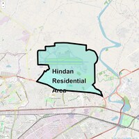 Hindan Residential Area Map