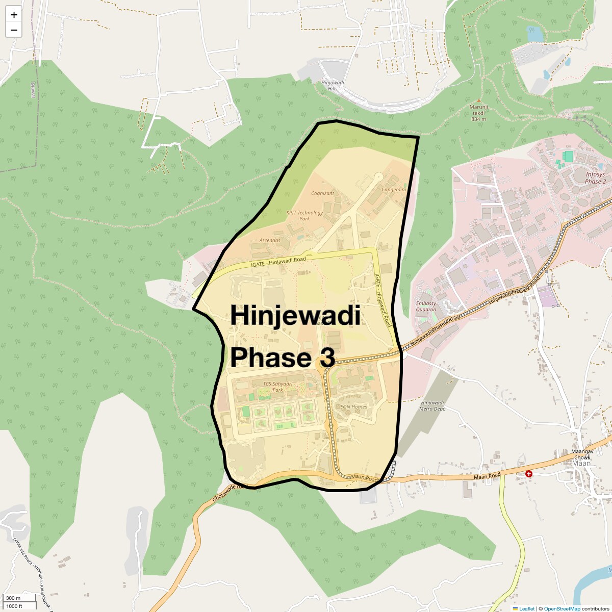 Check Time Travel of Hinjewadi Phase 3, Pune
