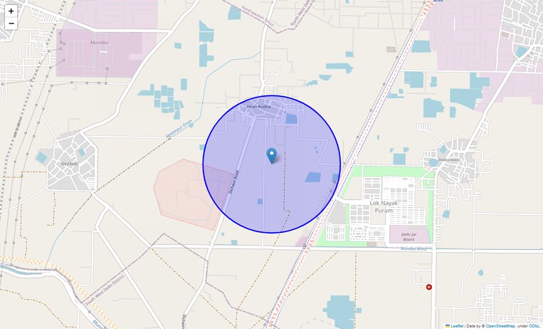 Location Map of Hiran Kudna