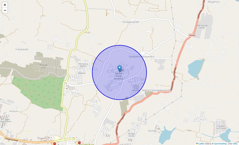 Location Map of Hitech Telecom City