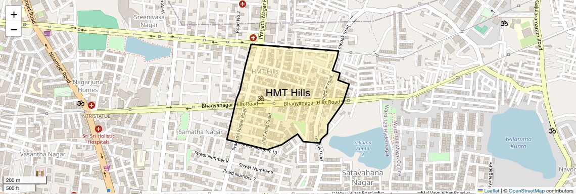 HMT Hills,Hyderabad