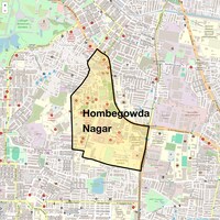 Hombegowda Nagar Map