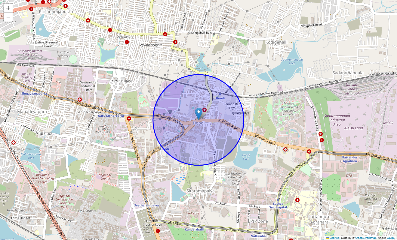 Pavani Divine in Hoodi, Bangalore 59.38 Lac Floor Plans, Location