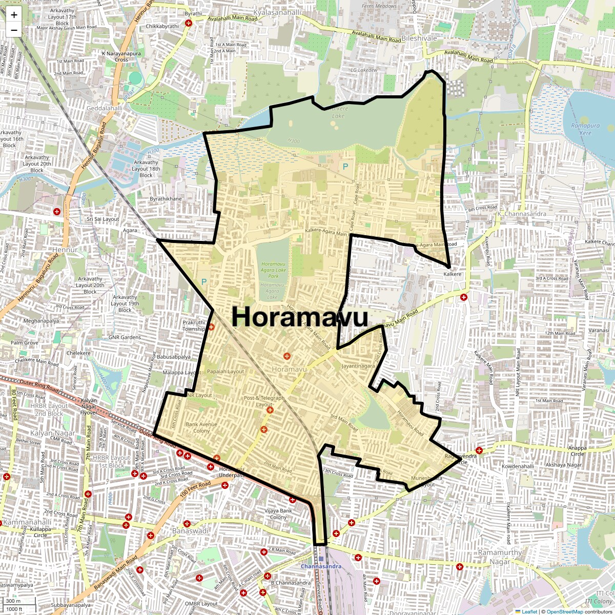 Check Time Travel of Horamavu, Bangalore
