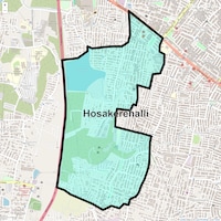 Hosakerehalli Map