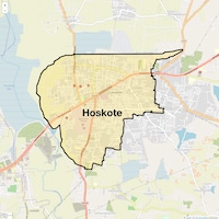 Hoskote Map