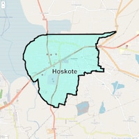 Hoskote Map