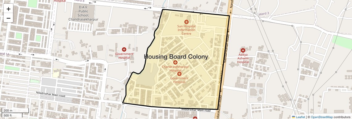 Check Time Travel of Housing Board Colony, Bhubaneswar