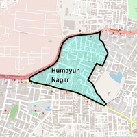 Humayun Nagar Map
