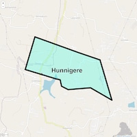 Hunnigere Map