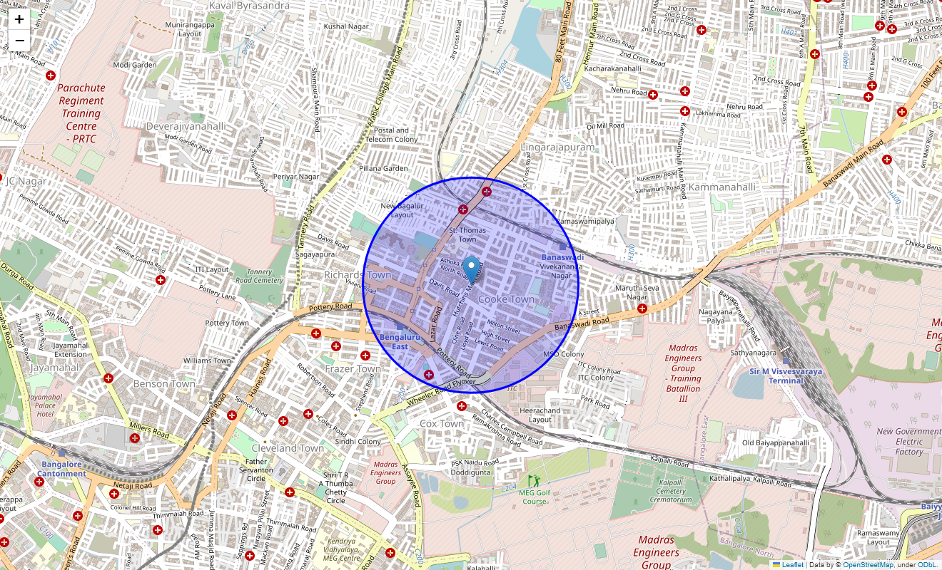 Richards Town, Bangalore Map, Photos and Videos, Property Rates, Ratings and Reviews