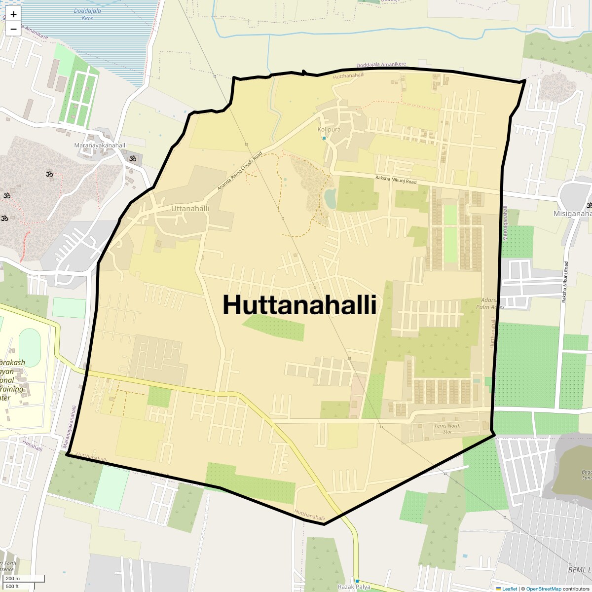 Check Time Travel of Huttanahalli, Bangalore