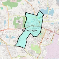 Hydernagar Map