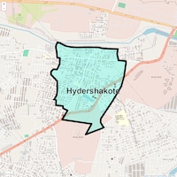 Hydershakote Map
