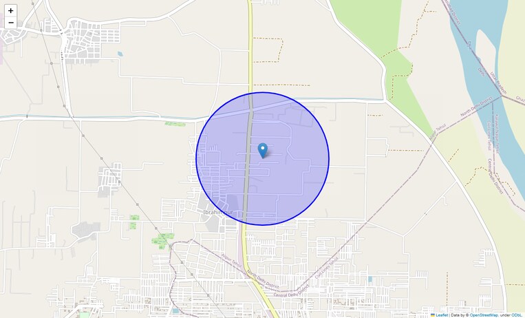 Location Map of Ibrahimpur