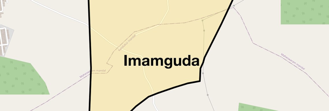 Location Map of Imamguda, Hyderabad