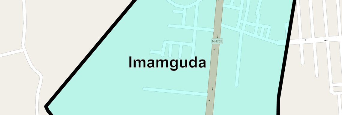 Location Map of Imamguda, Hyderabad