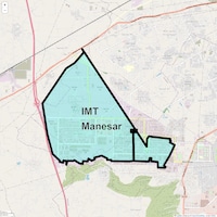 IMT Manesar Map