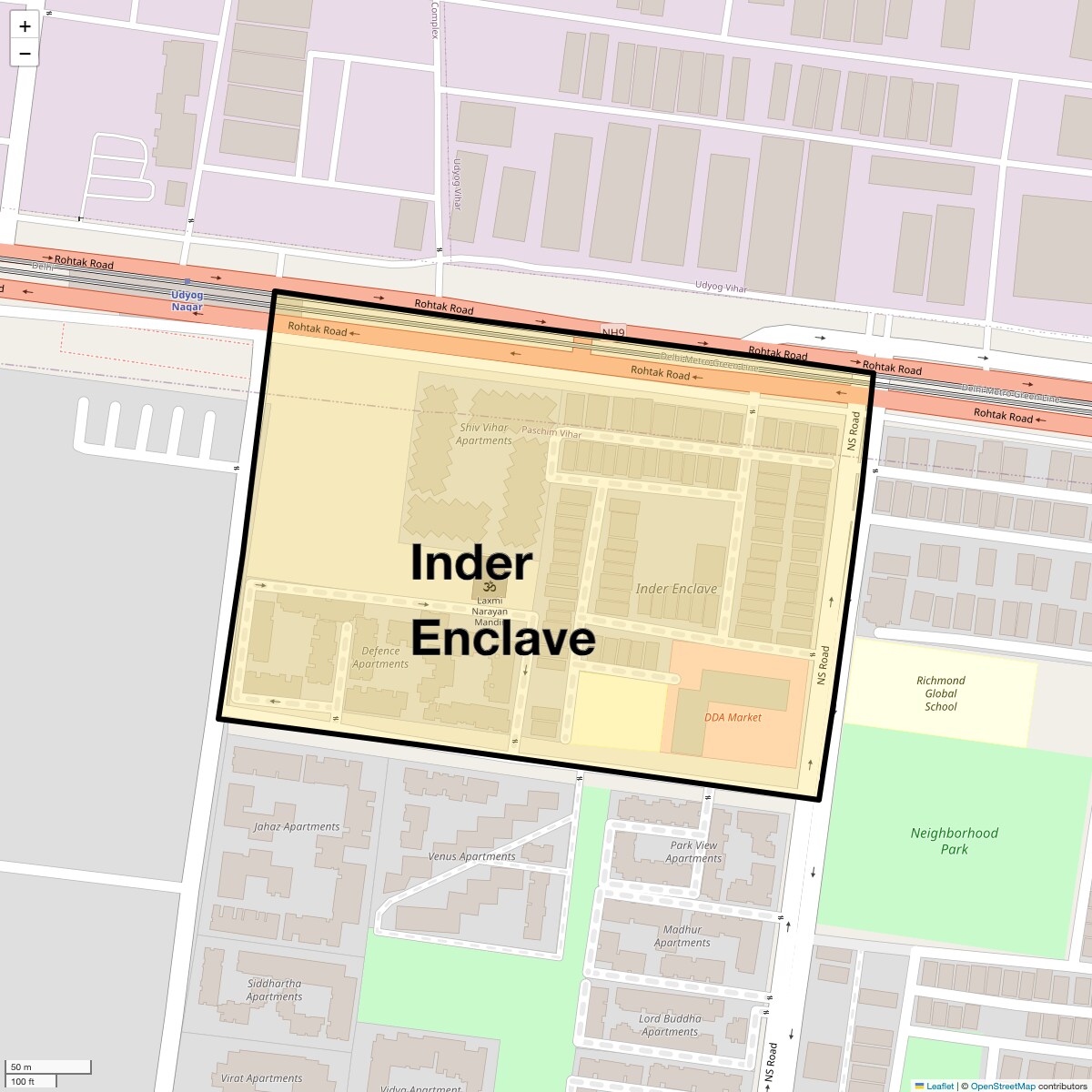 Check Time Travel of Inder Enclave, Delhi