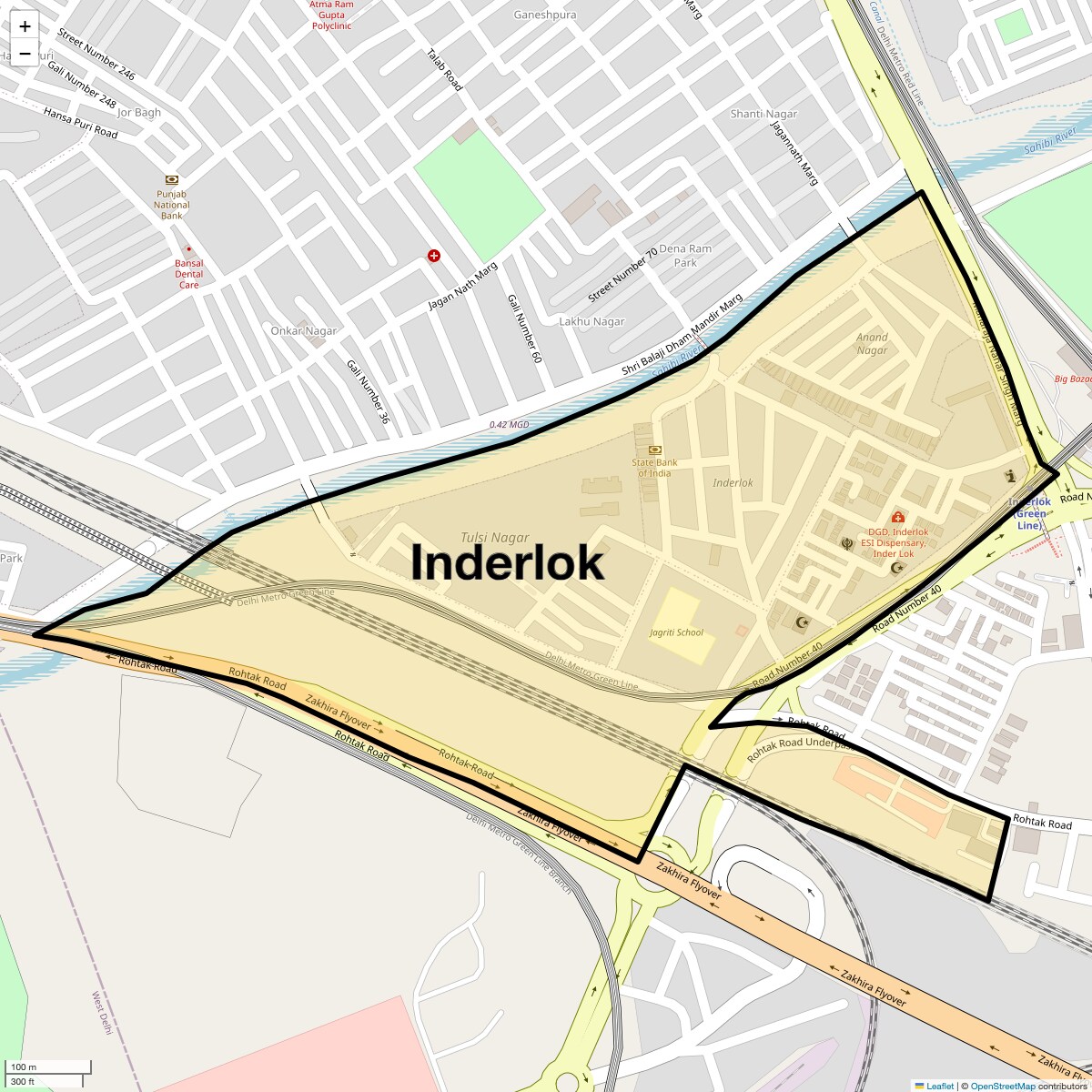 Check Time Travel of Inderlok, Delhi