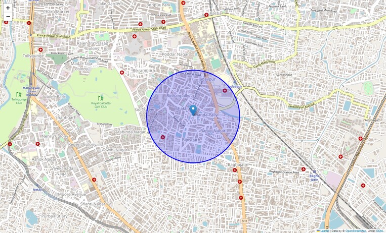 Location Map of India Exchange Place