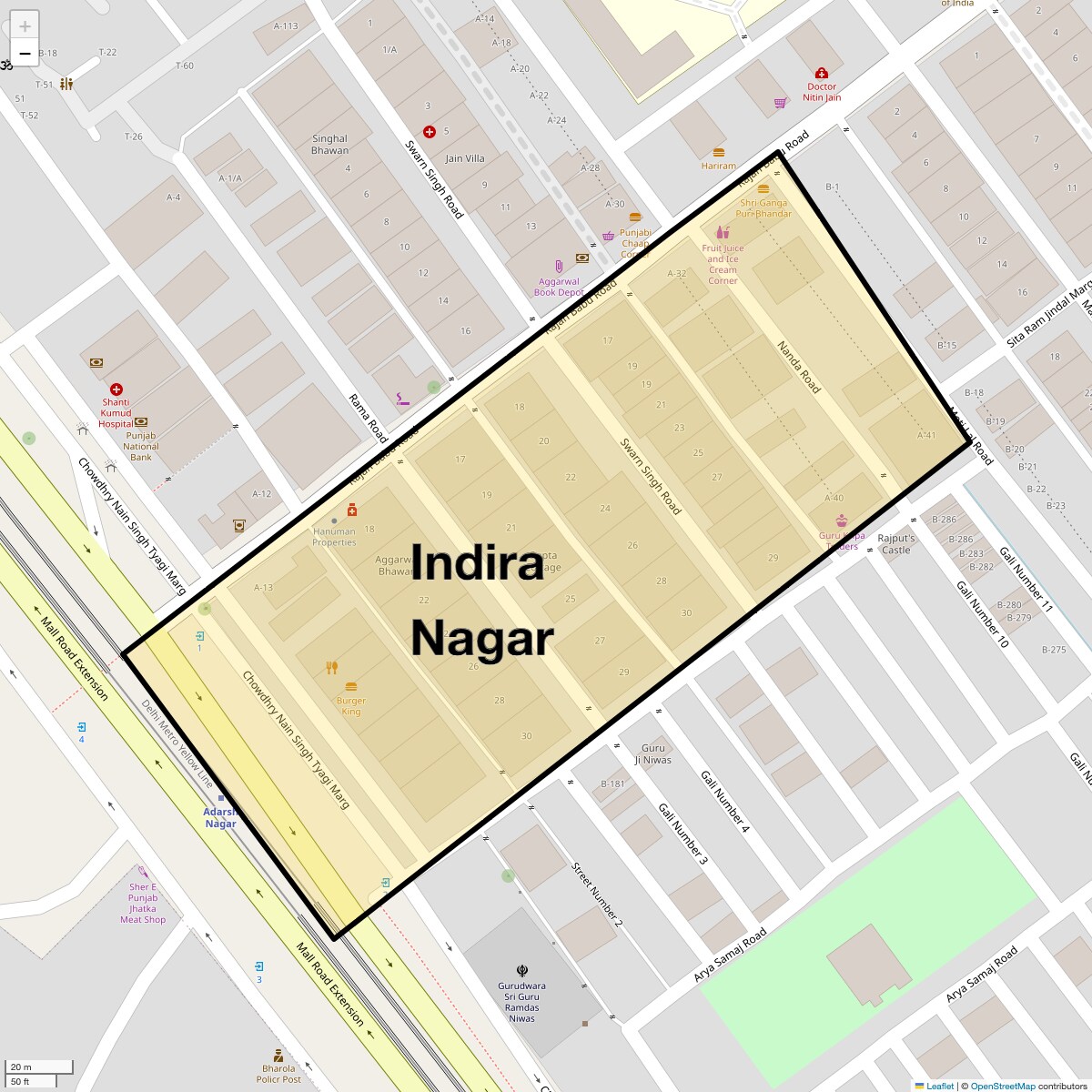 Check Time Travel of Indira Nagar, Delhi