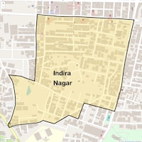 Indira Nagar Map