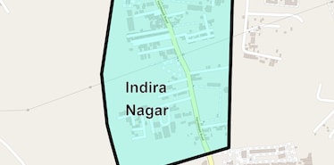 Location Map of Indira Nagar, Pune