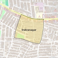 Indiranagar Map