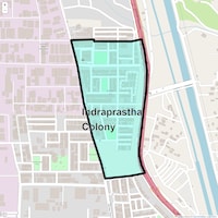 Indraprastha Colony Map