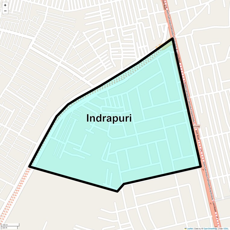 Location Map of Indrapuri
