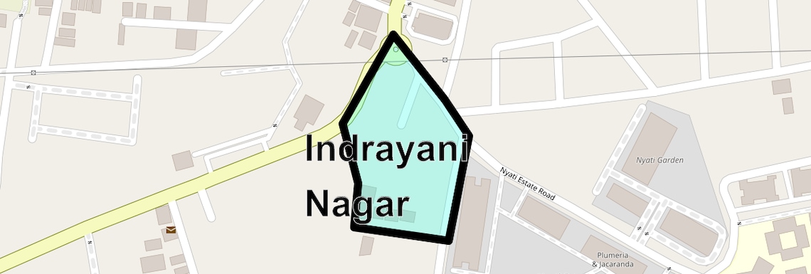 Location Map of Indrayani Nagar, Pune