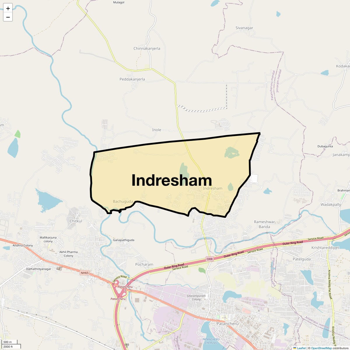 Check Time Travel of Indresham, Hyderabad