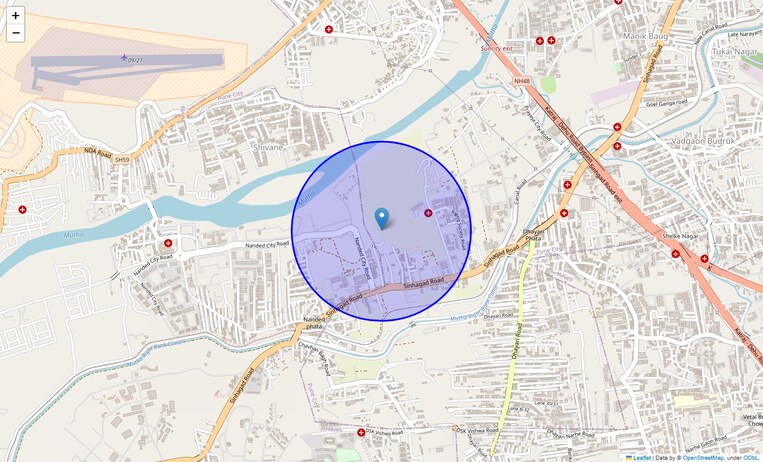 Location Map of Industrial Area