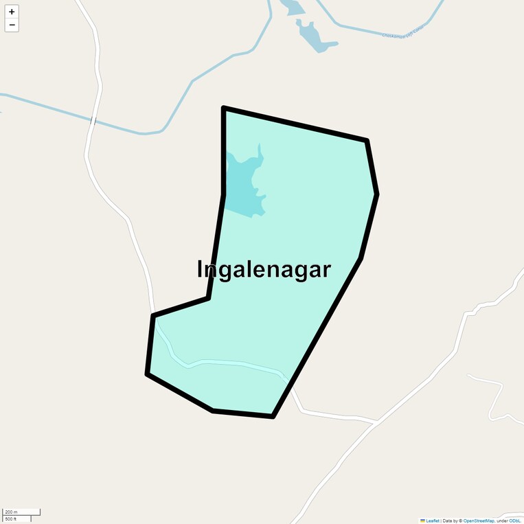 Location Map of Ingalenagar