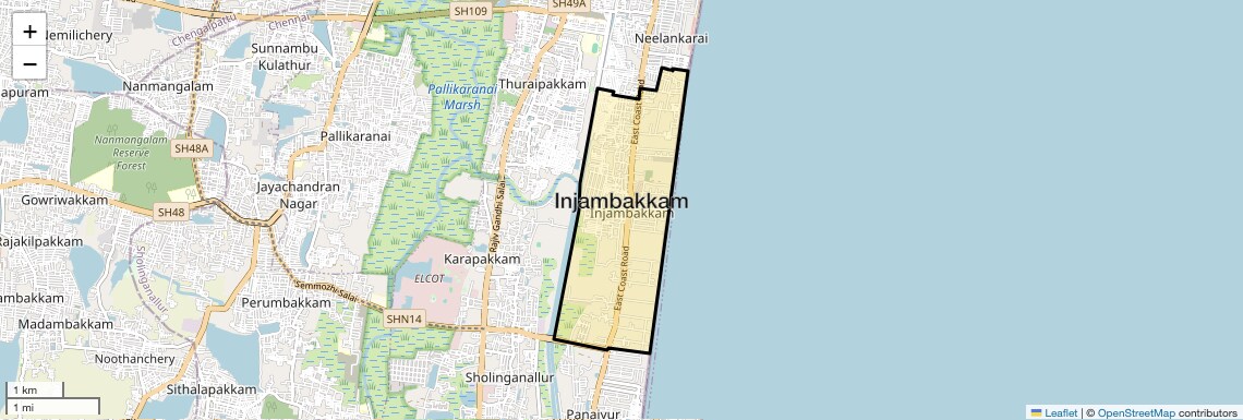 Check Time Travel of Injambakkam, Chennai