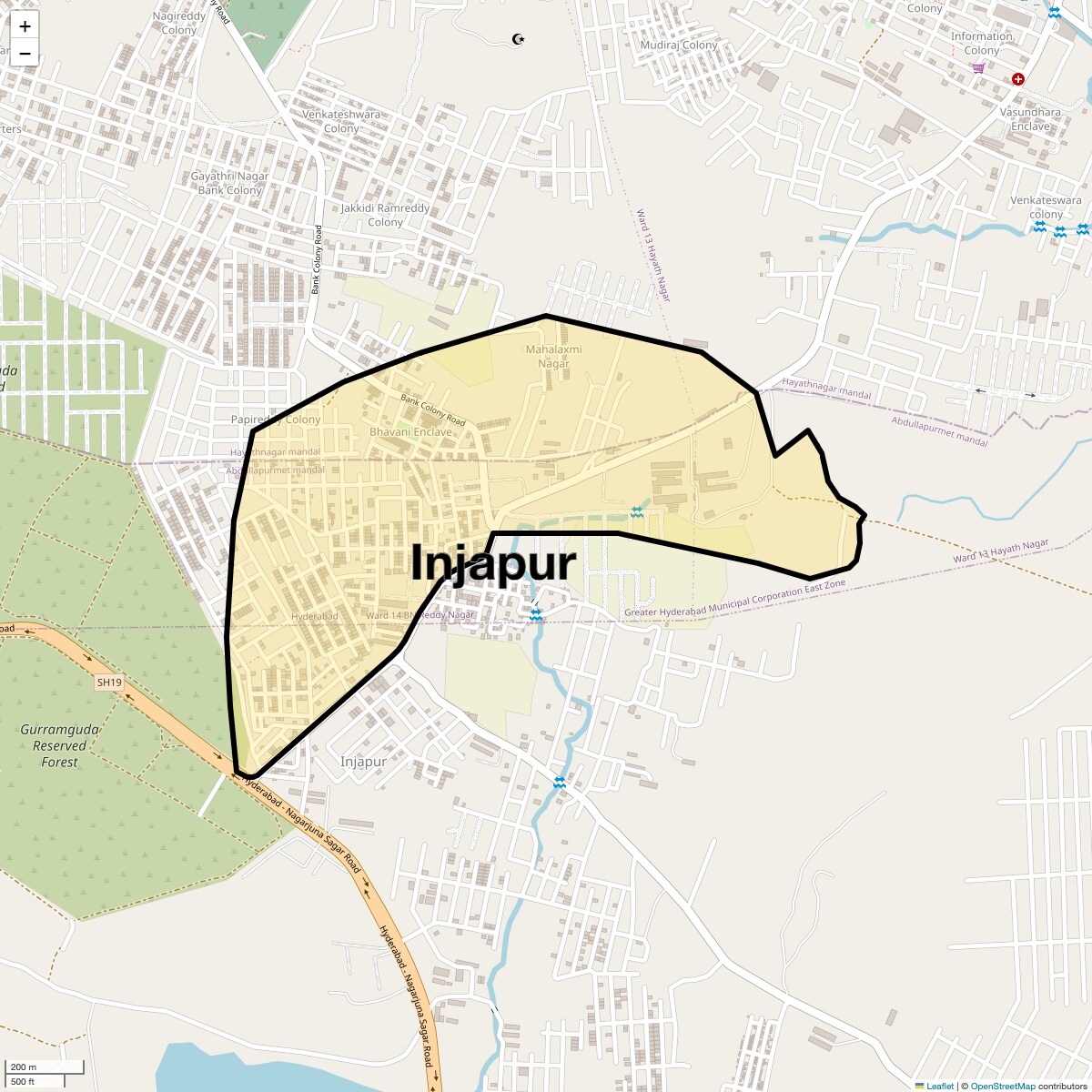 Check Time Travel of Injapur, Hyderabad