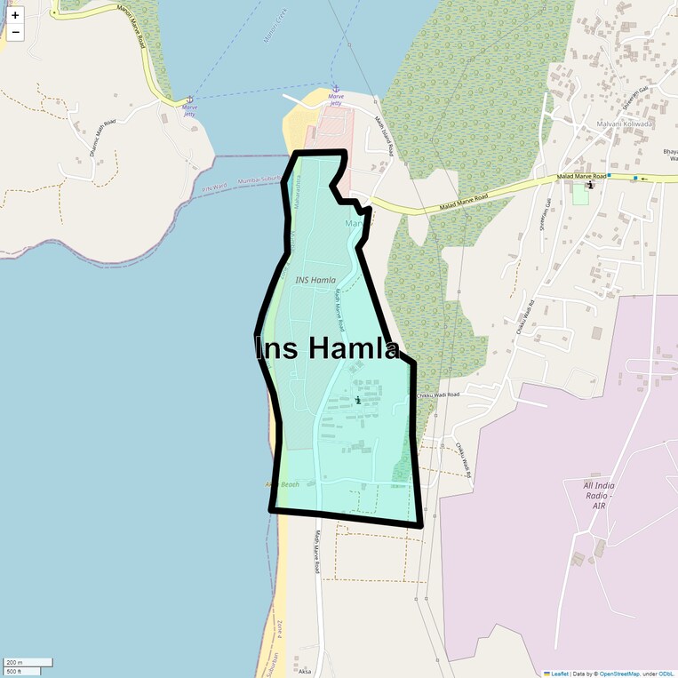Location Map of Ins Hamla