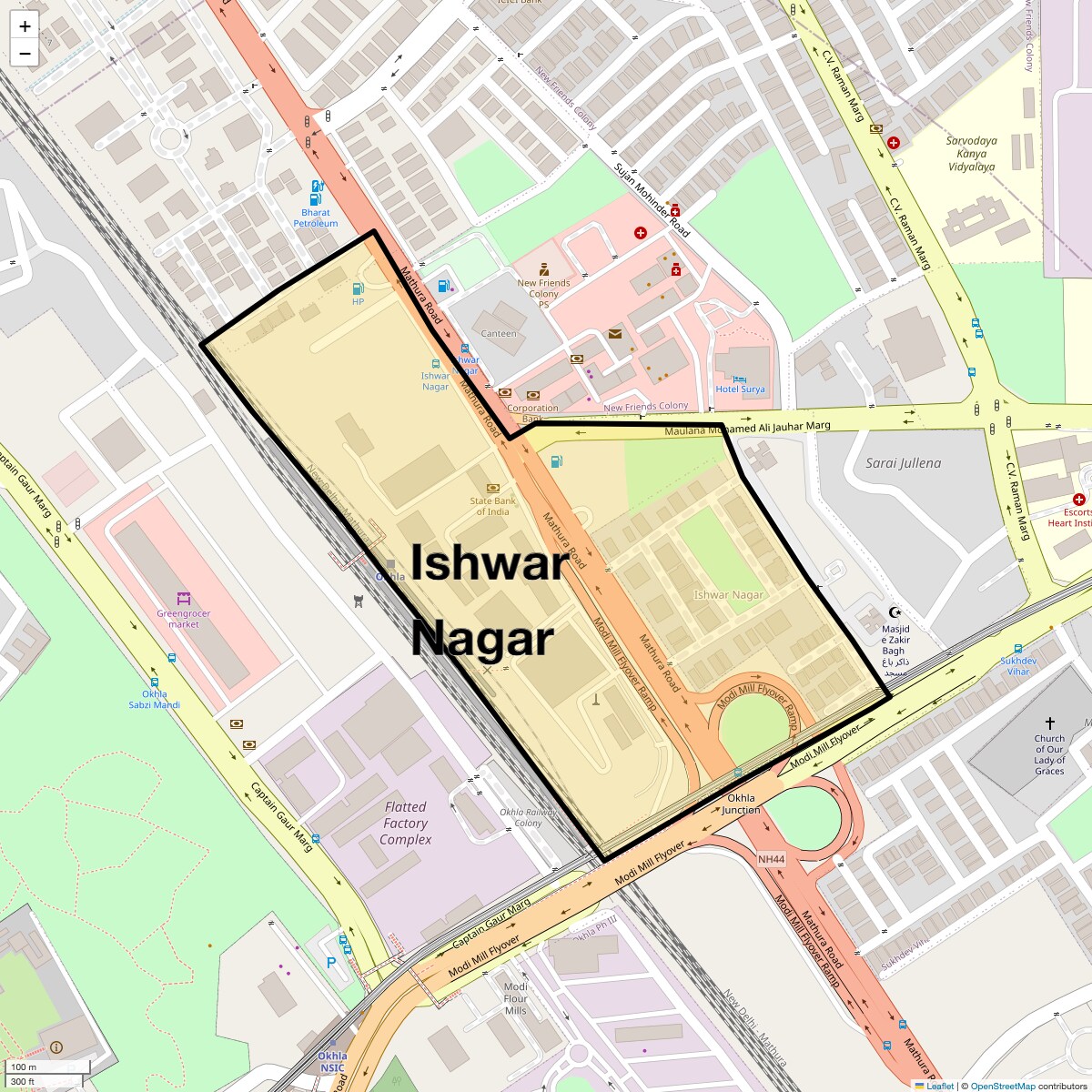 Ishwar Nagar,Delhi