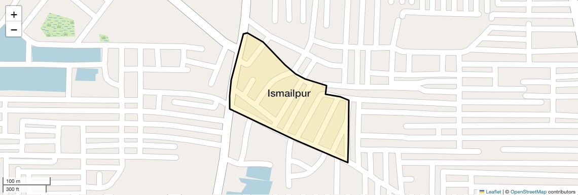 Location Map of Ismailpur, Faridabad