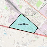 Ispat Nagar Map